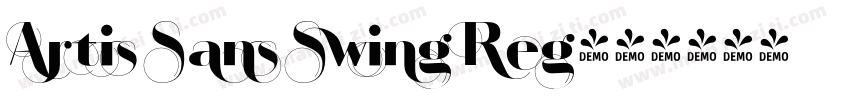Artis Sans Swing Reg字体转换